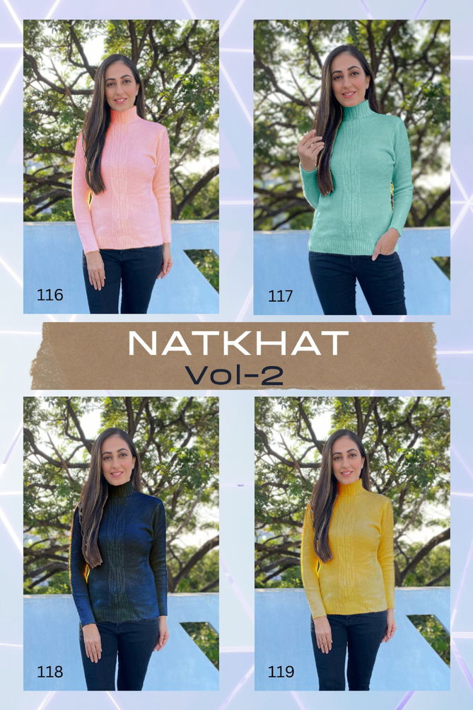 Fabzoo Natkhat 2 Winter Wear Wholesale Woollen Ladies Top Catalog
